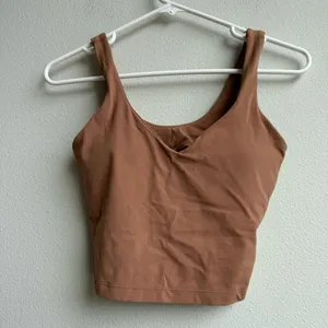 Lululemon Align Tank Dusty Clay Cropped Strappy Nulu Fabric Size Small 4 W1DUDS thumbnail 1