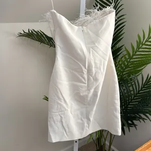 Likely Katy White Feather Mini Dress‎ 0 thumbnail 4