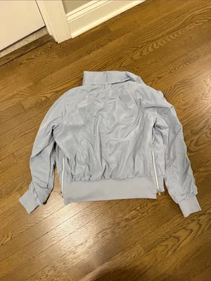 Athleta Jetsetter Bomber Jacket in Light Blue/Purple Size Small - C4-096 thumbnail 10