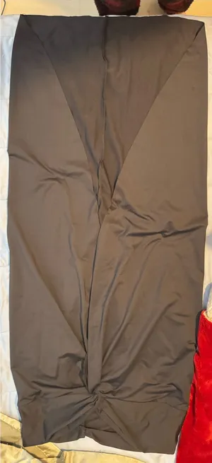 SKIMS Signature Swim Sarong Skirt Onyx Black thumbnail 6