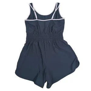 Abercrombie Traveler Athletic Romper Size Small Petite Black Tennis Pickleball thumbnail 3