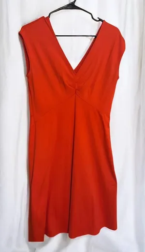 Patagonia Red Sleeveless V-Neck Mini Dress thumbnail 1