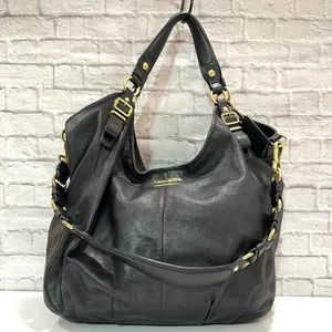 Coach 15958 Madison Black Leather Large Convertible Shoulder Bag. thumbnail 2