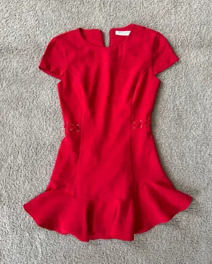 Amanda Uprichard Dress Mini Red thumbnail 1