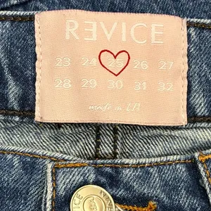Revice‎ Denim Patchwork Jeans Womens Size 25 High Rise Straight Leg thumbnail 5
