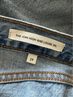 Aritzia Denim Forum Joni High Rise Loose Jeans Size 29L thumbnail 12