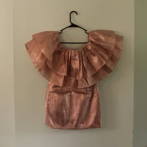 Choosy Copper Rose Organza Dress Size Small thumbnail 2