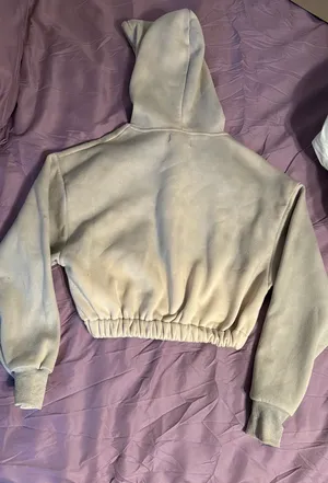 Cropped Hoodie Tan thumbnail 2