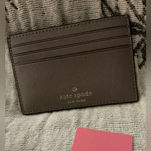 A Rare Vintage Greyish Beige Glitter Sparkling Kate Spade ID Wallet thumbnail 3