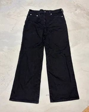 J. Crew re-96-blk ‘96 slim wide Black Jeans 28 thumbnail 1