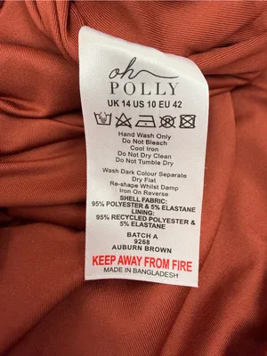 Oh Polly Margot Hardware Detail Cut-Out Halterneck Maxi Dress Auburn Brown thumbnail 14