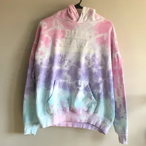 Colortone Bills Mafia Pastel Tie Dye Hooded Sweatshirt Size Large thumbnail 1