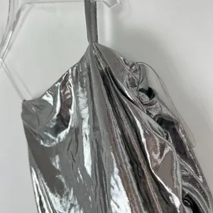 Mistress Rocks NWT Next Up Metallic Silver Mini Skirt Size XS NEW thumbnail 5
