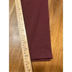 Offline By Aerie OG High Waisted Legging Burgundy Size Small thumbnail 5