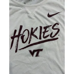 Nike Virginia Tech Hokies Long Sleeve Shirt Medium Dri Fit Athletic thumbnail 4
