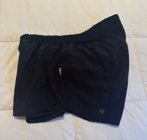 Lululemon size 10 black shorts  thumbnail 1