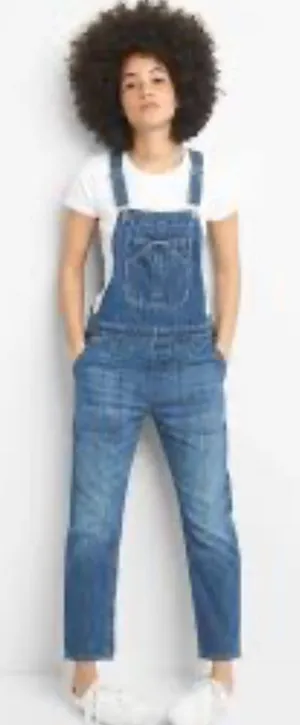 Gap straight leg overalls thumbnail 1