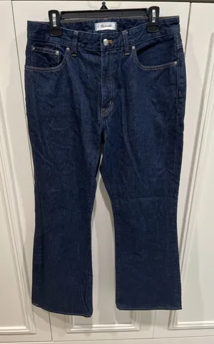 Madewell‎ The Curve Vintage Flare Jeans Dark Wash Boho Western thumbnail 1