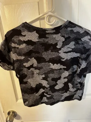 Lululemon Cates Crop Tee Camo 6 thumbnail 2