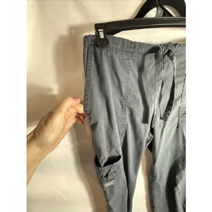 Cherokee Workwear Dark Gray Scrub Pants Size Tall 30" Inseam Draw String Pockets thumbnail 3