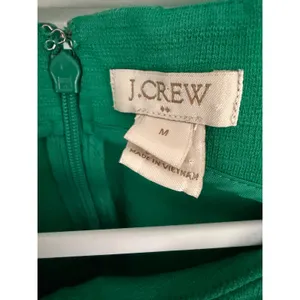 J.Crew Womens Kelly‎ Green Sleeveless Fit and Flare Textured Slub Knit Dress M thumbnail 3