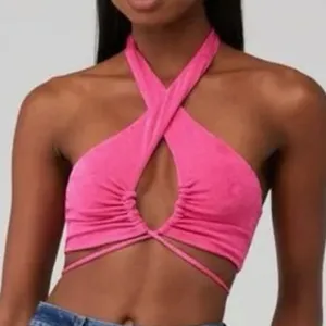 Peppermayo Harlow Crop Top - Hot Pink NWT thumbnail 2