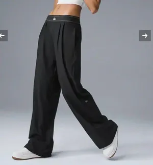 Alo yoga pants Suit Up Trouser Black thumbnail 1