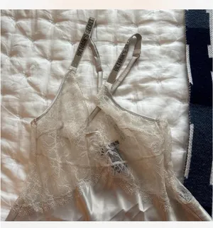 Victoria's Secret White Slip Lace Dress thumbnail 3