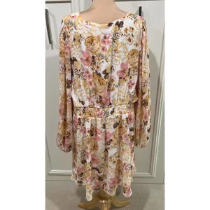 City‎ Chic Womens Juliet Floral Print Mini Dress Feminine Romantic Cottagecore thumbnail 5