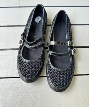 Converse Dainty Mary Jane Breezy Knit Flats Shoes/ black NWOT~7 thumbnail 2