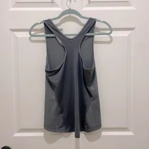 Nike Pro Gray Racerback Athletic Tank Top thumbnail 3