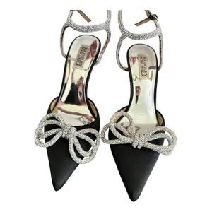 Badgley Mischka Jasmine Pointed Toe Pump Size 7 Sacred Stiletto style thumbnail 3