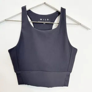 Wilo The Label Sports Bra Size XS Base Ribbed Longline Cutout Crop Top Capsule‎ thumbnail 3