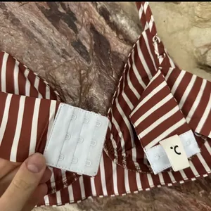 Commense Stripe Three Piece Shorts Set size small Brown thumbnail 5
