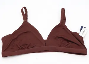 GapBody Triangle Bralette Womens Large Super Stretch Brown New thumbnail 1