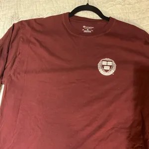 Champion Harvard University Long Sleeve Maroon Cotton Crewneck Tee Shirt XL thumbnail 6