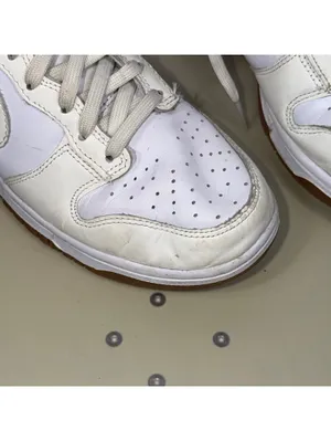 Nike Dunk High White Sail Gum Sneakers Women’s 7 thumbnail 2