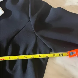 Danny & Nicole Black White Trim Blazer Jacket Size 18 Button Front Career thumbnail 6