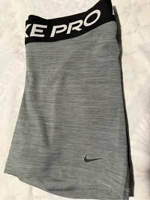 Nike Grey Heather Pro Compression women Shorts thumbnail 3