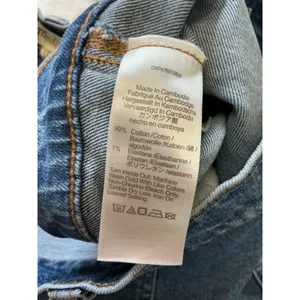 Madewell 90s Straight Cargo Jeans Womens 31 Blue Medium Wash Utility Denim Pants thumbnail 6