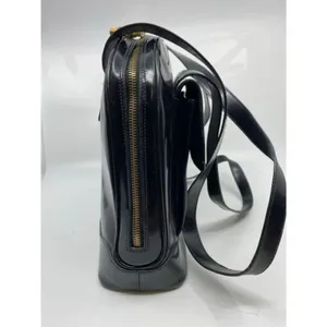 GUCCI Vintage Black Smooth Leather Shoulder Bag thumbnail 2