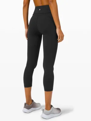 Lululemon Invigorate High-Rise Legging Pants Crop 23" Size 4 Black thumbnail 5