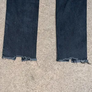 Abercrombie & Fitch Curve Love Skinny High Rise Seam Raw Split Hem Black 31‎ 12R thumbnail 11