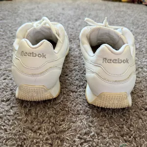 Vintage Reebok Classic Harman Run White Leather Gum Sole Sneakers thumbnail 4