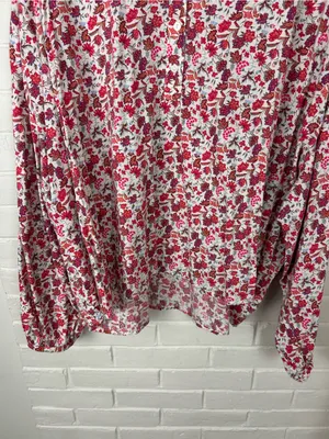 Universal Thread Floral Peasant Top Size XL thumbnail 4
