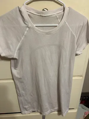 Lululemon White Swiftly Tech Short Sleeve thumbnail 2