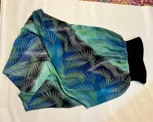 Tropical Strapless Dress with Black Bodice thumbnail 7