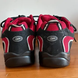 Leos Meg Wave Red Black Split Sole Dance Sneakers Jazz Hip Hop‎ Shoes Womens 8 thumbnail 7