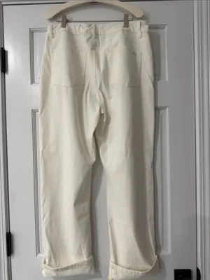Halara Flex™ Zipper Pockets Washed Baggy Wide Leg Casual Jeans Size 12 thumbnail 6