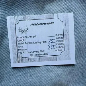 Princess Poly Blue Denim cotton High waisted Y2K Jeans SZ 8 #1859 thumbnail 10